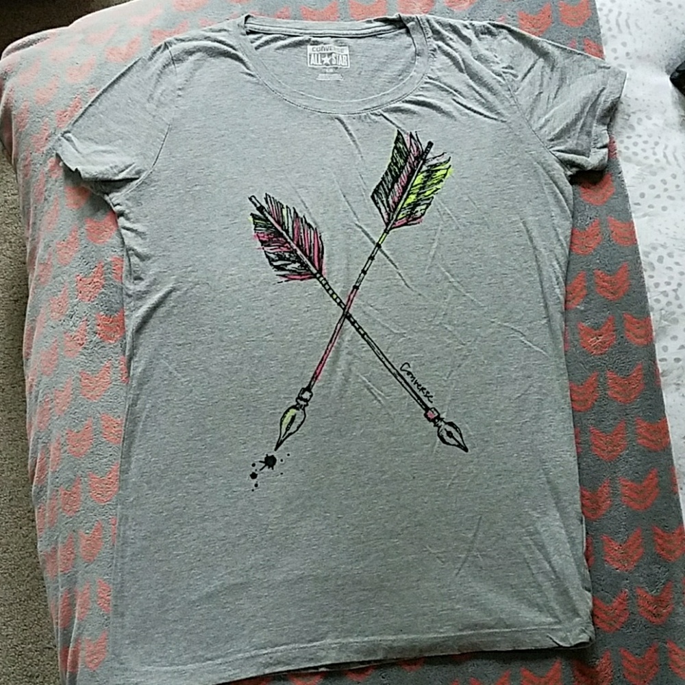 Converse All Star Crossed Arrows/Ink Pen T-Shirt